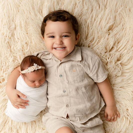 Conjunto unisex lino