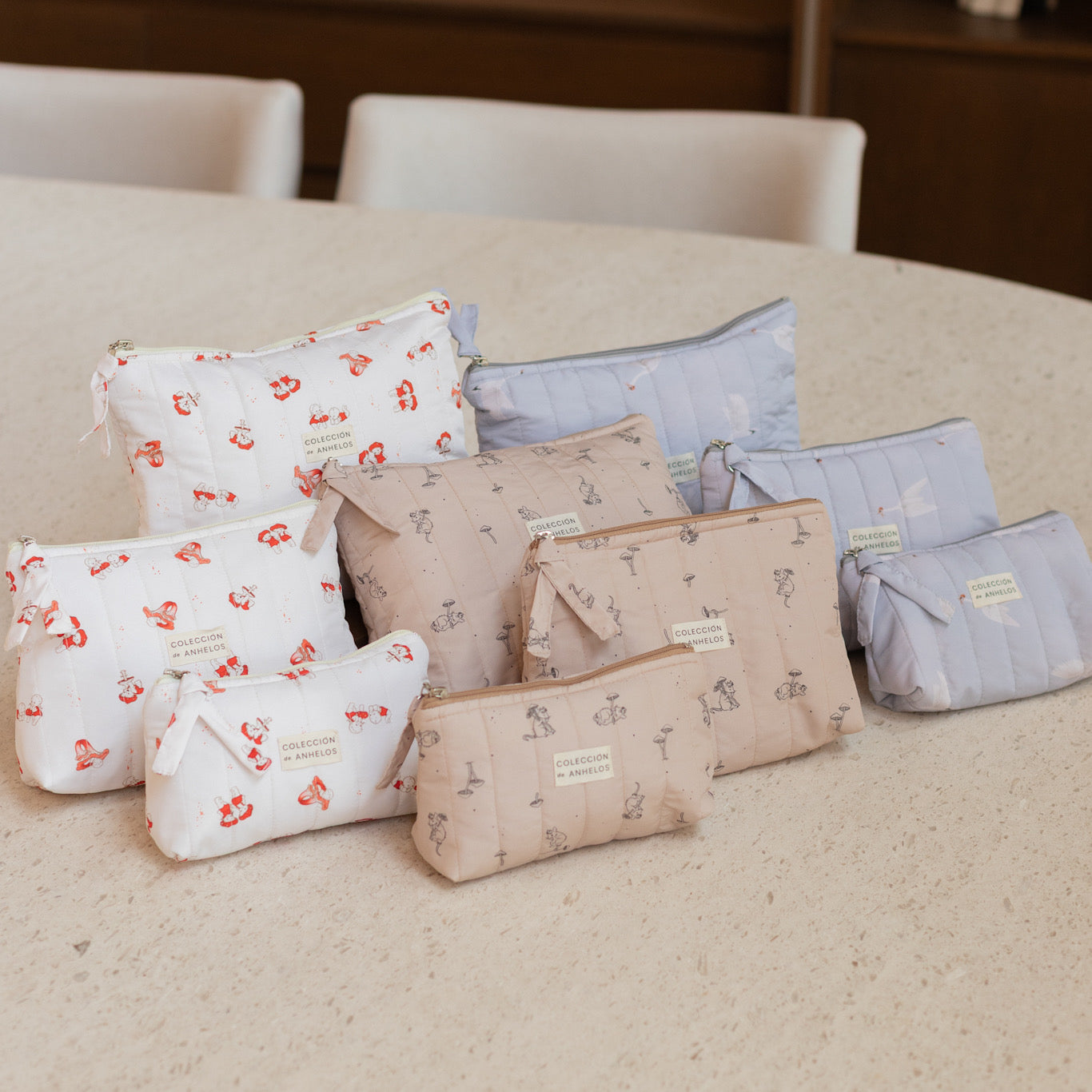 Bolsas multiusos impermeables en diferentes estampados y tamaños