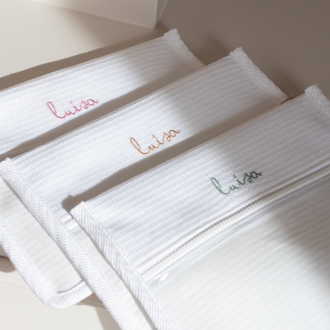 bolsa organizadora personalizada con nombre